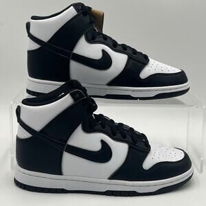 Womens Sz 8 Nike Dunk High NN White Black Casual Lifestyle Shoes FV5960 101 NEW